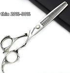 6/6.5 inch professional hair scissors hairdresser hair thinning scissors hairdressing tools barber scissors (6-inch 5pc)