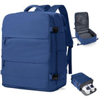 Travel Backpack for Women Man Carry On Backpack Mochila de Viaje Waterproof Teacher Personal Item Backpacks Travel Bag Essentials Rucksack Airplane Accessories Must Haves Royal Blue (33l / Royal Blue)