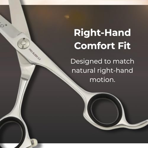Right Handed Hair Cutting Scissors 5.5" (5.5 grey)
