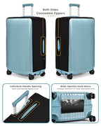Travelkin Clear Luggage Cover For Suitcase (Clear luggage cover / 2. Small)