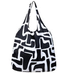 XL 25L Tote Foldable Packable Reusable Grocery Shopping Bag (Inkmaze)
