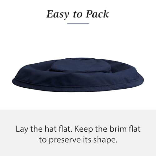 Wallaroo Women’s Casual Traveler Sun Hat (Medium / Microfiber Black)