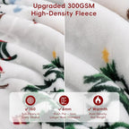 Christmas Fleece Blanket King (Christmas Ski Resort / King(108" X 90"))
