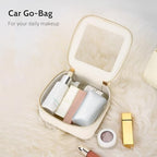 Clear Makeup Bag Set (Off-White / Compact Duo)