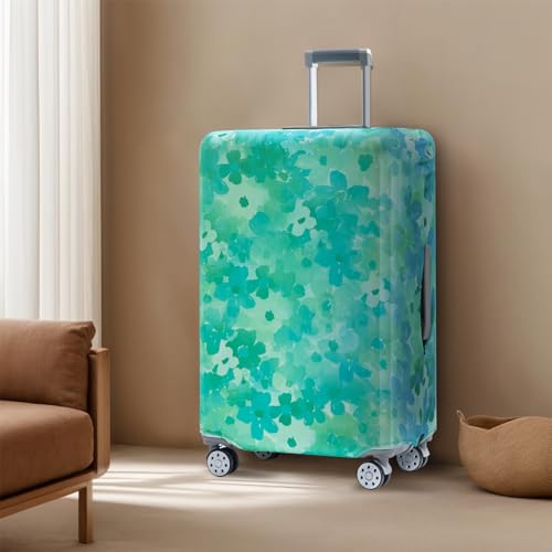 Travelkin Suitcase Covers For Luggage Tsa Approved Luggage Covers Protector (Blue Floral / XL)