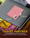 Passport Holder Wallet Cover for Travel (Light Pink)