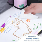 Kids Travel Tray for Car Seat (Pink Alpaca)