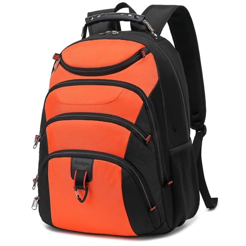 Laptop Backpack for men (15.6 / Orange Black)