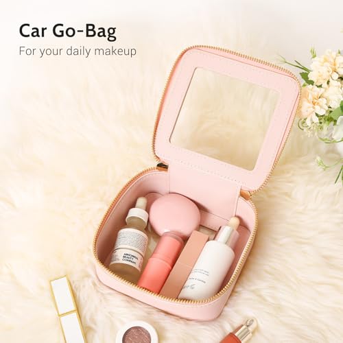 Clear Makeup Bag Set (Pink / Compact Duo)