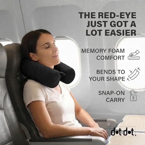 Twist Memory Foam Travel Pillow (Onyx / Standard (26"))