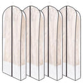 Leather Jacket Coat Storage Bags Dress Bags for Gowns Long 60 in (60"-4pcs)