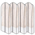 Leather Jacket Coat Storage Bags Dress Bags for Gowns Long 60 in (60"-4pcs)