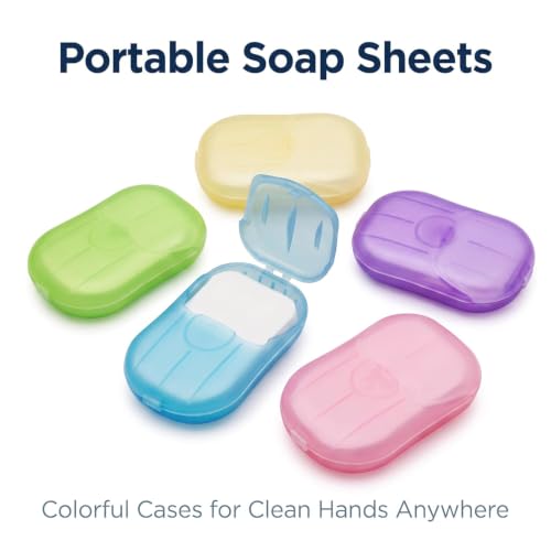 5 Boxes 500 Sheets Disposable Soap Paper Hand Cleaner Fragrance Mini Color Soap Paper for school Indoor