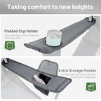 Oversized Folding Camping Chair for Adults (Grey)