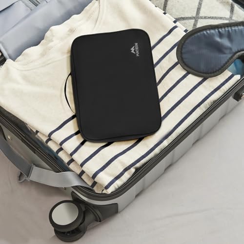 Small Electronic Organizer Travel Case (Antique Black / Small)