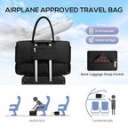 Travel Weekender Duffle Bags for Women (2-Black / X-Large)