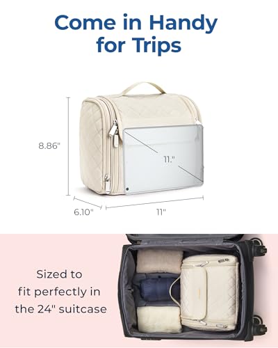Travel Toiletry Bag (Purple / Large)