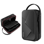 Large Carry Case Carrying Travel Bag for GoPro Max Hero 13 12 11 10 9 8 7 6 5 DJI Action 3 4 5 Osmo Pocket 3 Insta360 X3 X4 X5 Go3 Ace Pro AKASO Battery Charger Strap Mount Accessories (Large / Black)