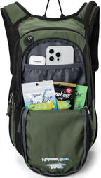 15L Insulated Hydration Backpack Pack with 2L Water Bladder Lightweight Hiking Backpack Bag for Women Men Daypack for Hiking Running Festival Camping Biking