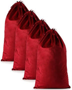 4 Pcs Shoe Bags for Travel (Rio Red / 21.2"x13.3")