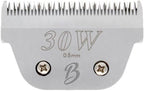 Detachable A Series Wide 30 Blades for Dog Grooming Cuts Length 1/50" - 0.5mm Japanese Carbonized Steel Wide Grooming Blades Compatible A5 Series Wide Clippers for Dogs(30W)