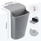 Heat Resistant Silicone Hair Iron Mat and Pouch (1 Pack / Gray)