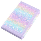RFID Blocking Canvas Wallet for Men and Women (Rainbow3)