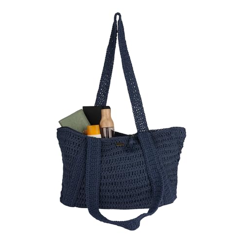 Women's Beach Tote Bag (One Size / Chips and Guacamole - Vintage Indigo)
