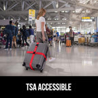 Heavy Duty Luggage Straps for Suitcase (Red)