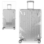 Clear PVC Suitcase Cover Tough Protector (26inch / 90%clear 10%grey)