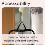 TSA Approved Toiletry Bag (Black with Handle)