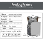 Small Hiking Backpack (Grey / 20L)