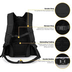 35L Tactical Backpack for Men (Black)