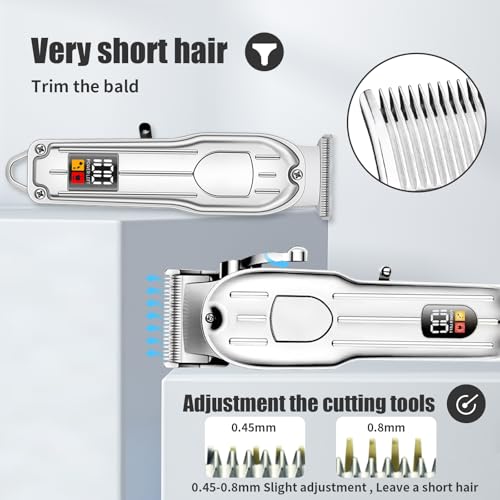 Hair Clippers for Men (Silver)