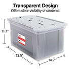 Hanging File Folder Box (Clear)