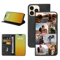 Custom Wallet Phone Case for iPhone 14 Pro (iPhone 14 Pro / Black-E)