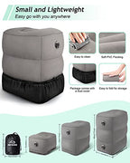 Inflatable Foot Rest Pillow (Grey)