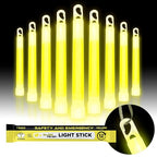 Emergency Safety Military Grade Glow Sticks (10PCS / Yellow)