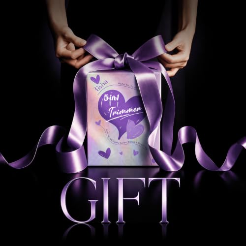 5-in-1 Bikini Trimmer for Women, Gifts for Women, Grooming Kit (Metallic Purple)