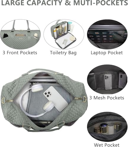Large Duffle Bag for Travel (04-Sage Green / X-Large)