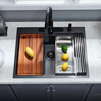 25 Kitchen Sink Drop (25" x 22" x 9" / Gunmetal Black)