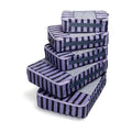 Travel Wise Packing Cubes for Travel (Navy Stripes)