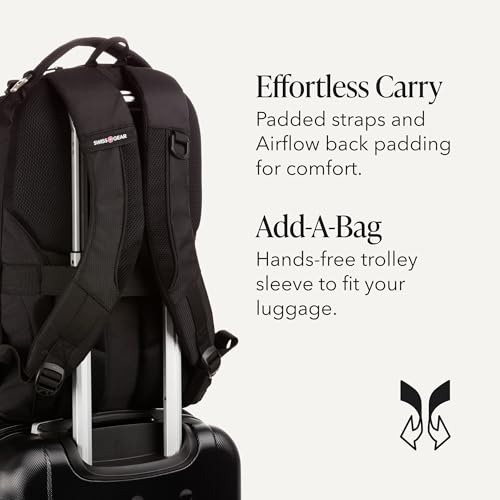Cecil Laptop Backpack (18-Inch / Black)