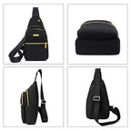 Small Crossbody Bags for Women Travel (Black-8002)