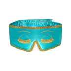 Breakfast at Drowsy Silk Sleep Mask (Breakfast Turquoise / 1 Count (Pack of 1))