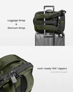 Travel Backpack 40L (Green-ripstop / 40L)