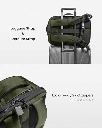 Travel Backpack 40L (Green-ripstop / 40L)
