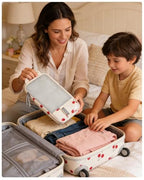 6 Set Compression Packing Cubes for Travel (Cherry Pop / Set of 6)
