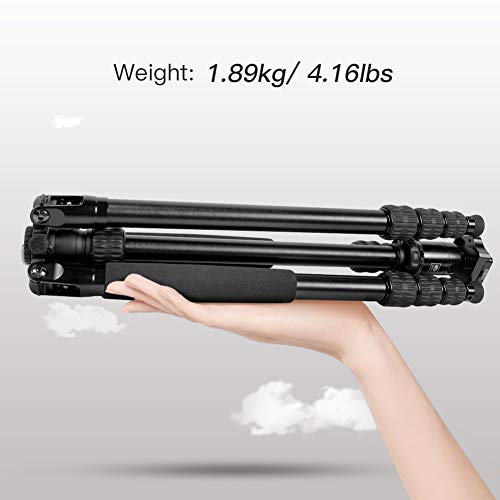 Traveler 7A 65.55'' Aluminum Camera Tripod (Aluminum Travel Tripod)