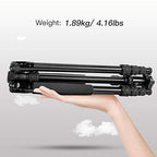 Traveler 7A 65.55'' Aluminum Camera Tripod (Aluminum Travel Tripod)